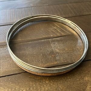 Vintage Cork lined tension embroidery hoop 7 inches